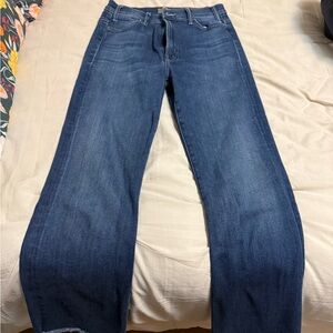 MOTHER | the hustler ankle fray